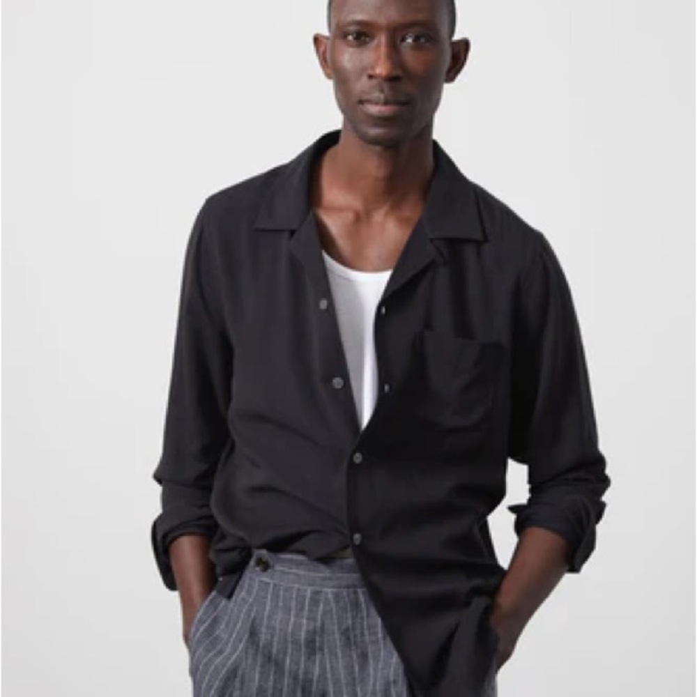 Todd Snyder Black Button Down